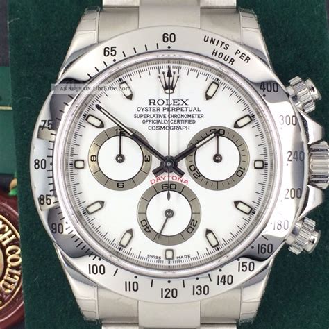 rolex daytona mit datumsanzeige|Rolex daytona stahl.